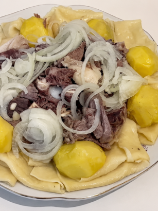 Beshbarmak Recipe: Central Asian Dish