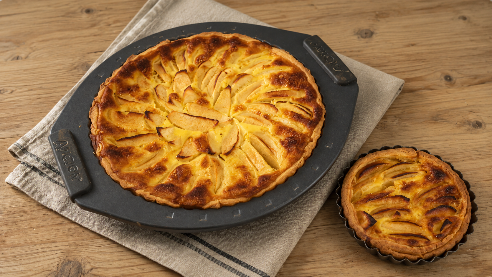 Tarte Normande French Apple Tart Normandy Apple Tart Tarte aux Pommes Normande